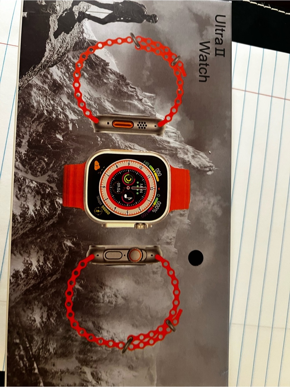 ULTRA  II STYLE SMARTWATCH  NEW - BLACK